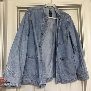 Gap Striped Denim Jacket